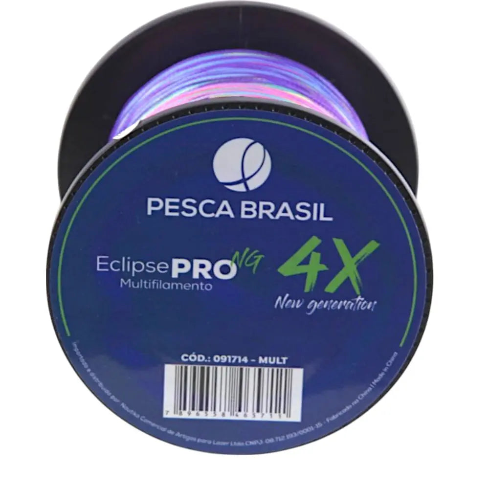 Linha de pesca 500m Eclipse Pro 4X NG Pesca Brasil multifilamento