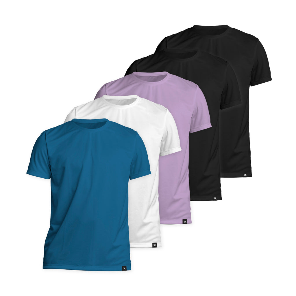 Camiseta Algodão Solid SS - Masculino - Kit com 5