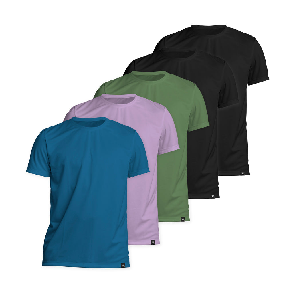 Camiseta Algodão Solid SS - Masculino - Kit com 5