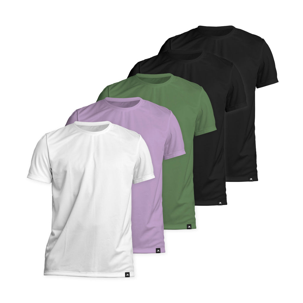 Camiseta Algodão Solid SS - Masculino - Kit com 5