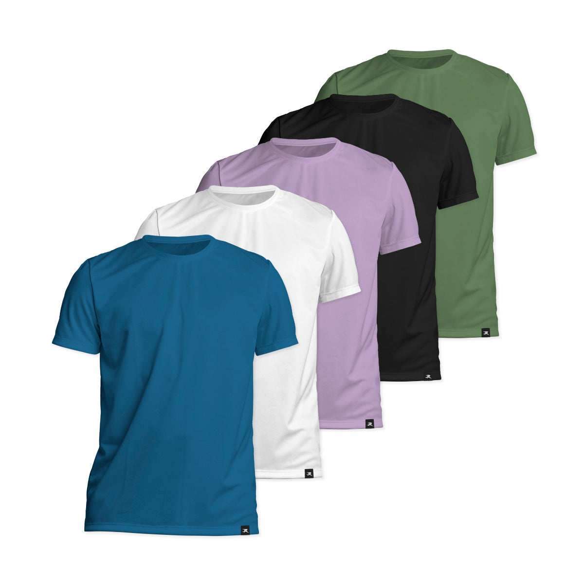 Camiseta Algodão Solid SS - Masculino - Kit com 5
