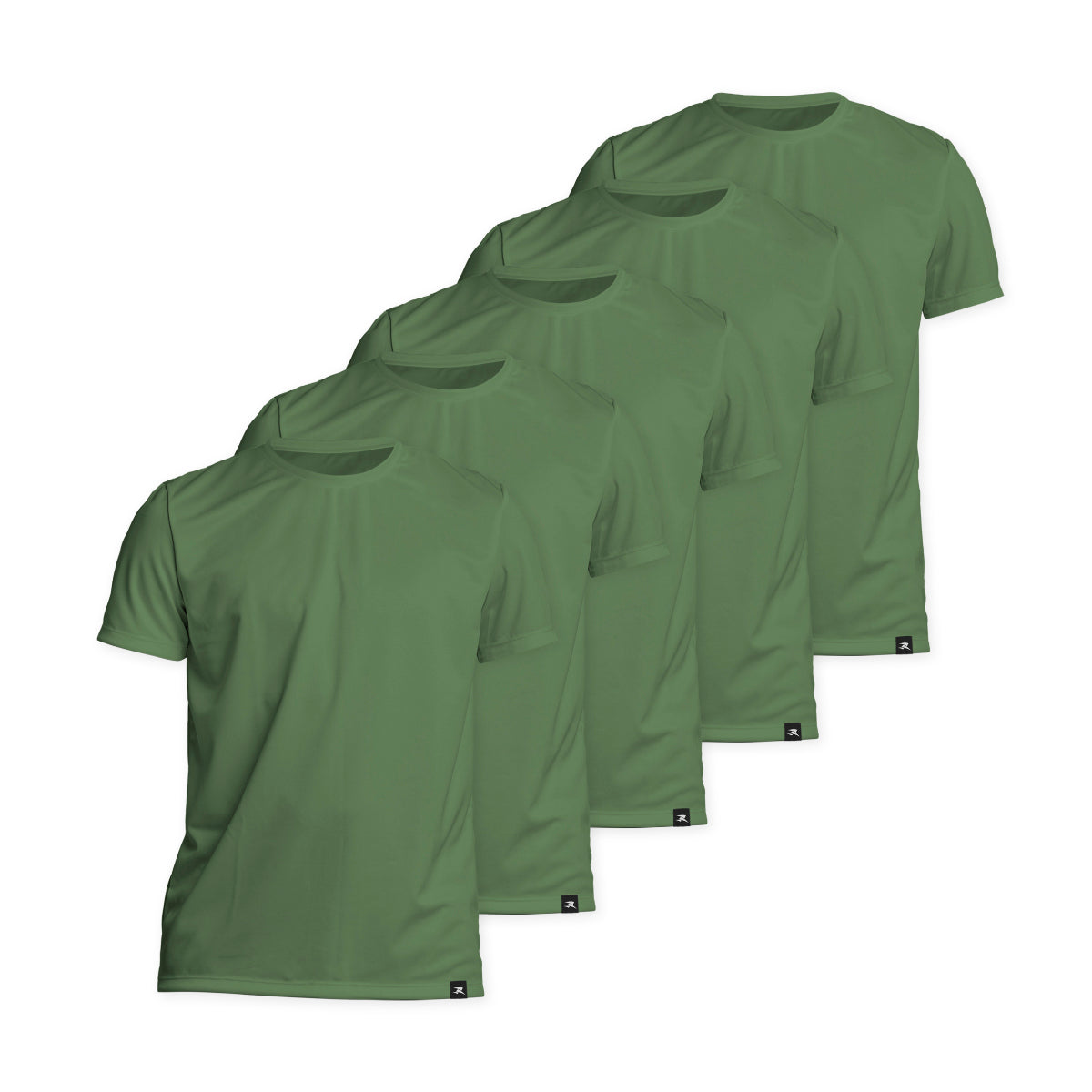 Camiseta Algodão Solid SS - Masculino - Kit com 5