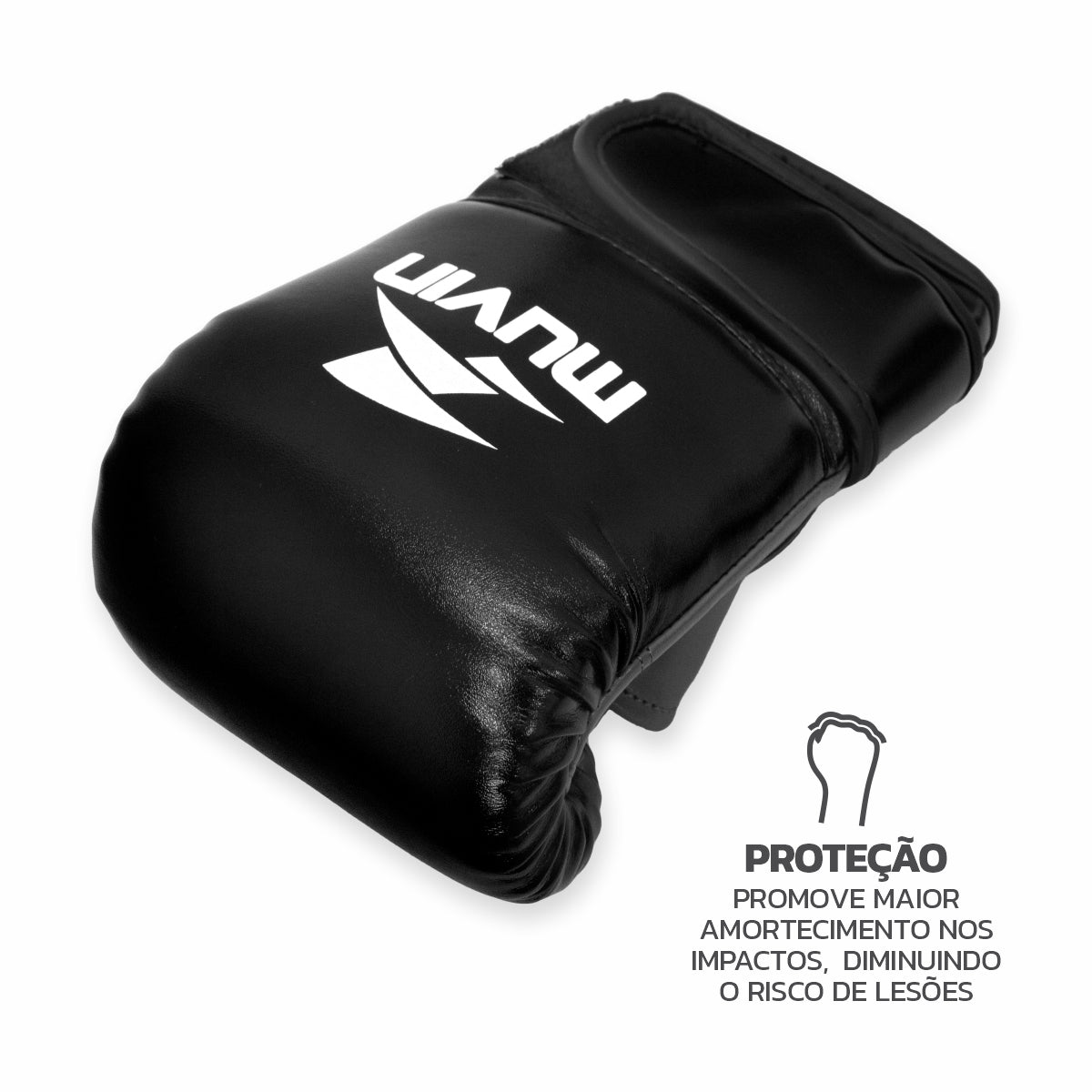 Kit Luva de Bate Saco Punch BX + Protetor Bucal Standard