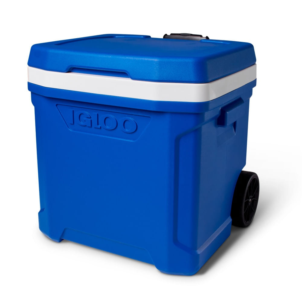 Caixa térmica Latitude Roller 60QT Igloo de rodinhas e com capacidade para 56 litros