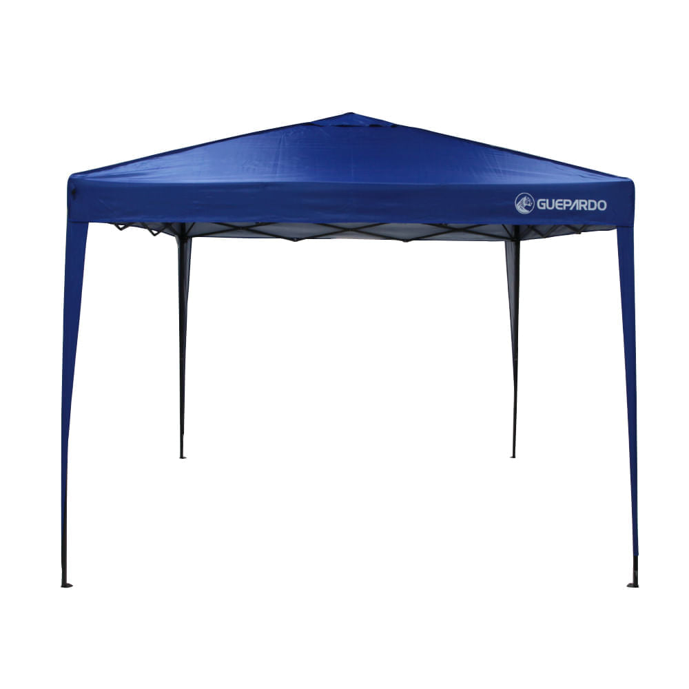 Gazebo articulado Guepardo de 3m x 3m com proteção solar UV 60+ e coluna d’água de 1000 mm Pratiko