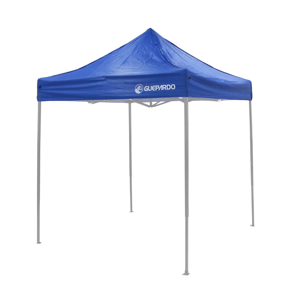 Teto para Gazebo Pagoda em Poliéster Oxford 2x2m Azul Guepardo