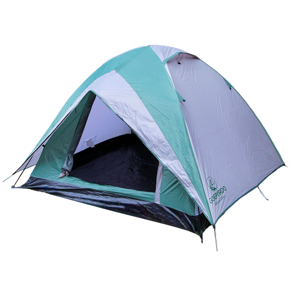 Barraca para camping Guepardo com duas entradas e coluna d'água de 2500 mm Vênus Ultra 4 pessoas