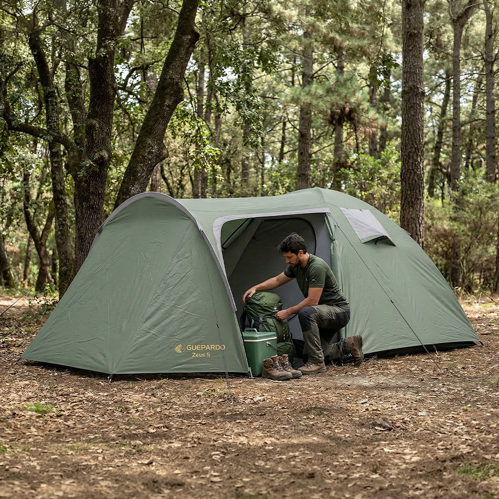 Barraca de Camping Zeus 4/5 Pessoas Guepardo 2500mm