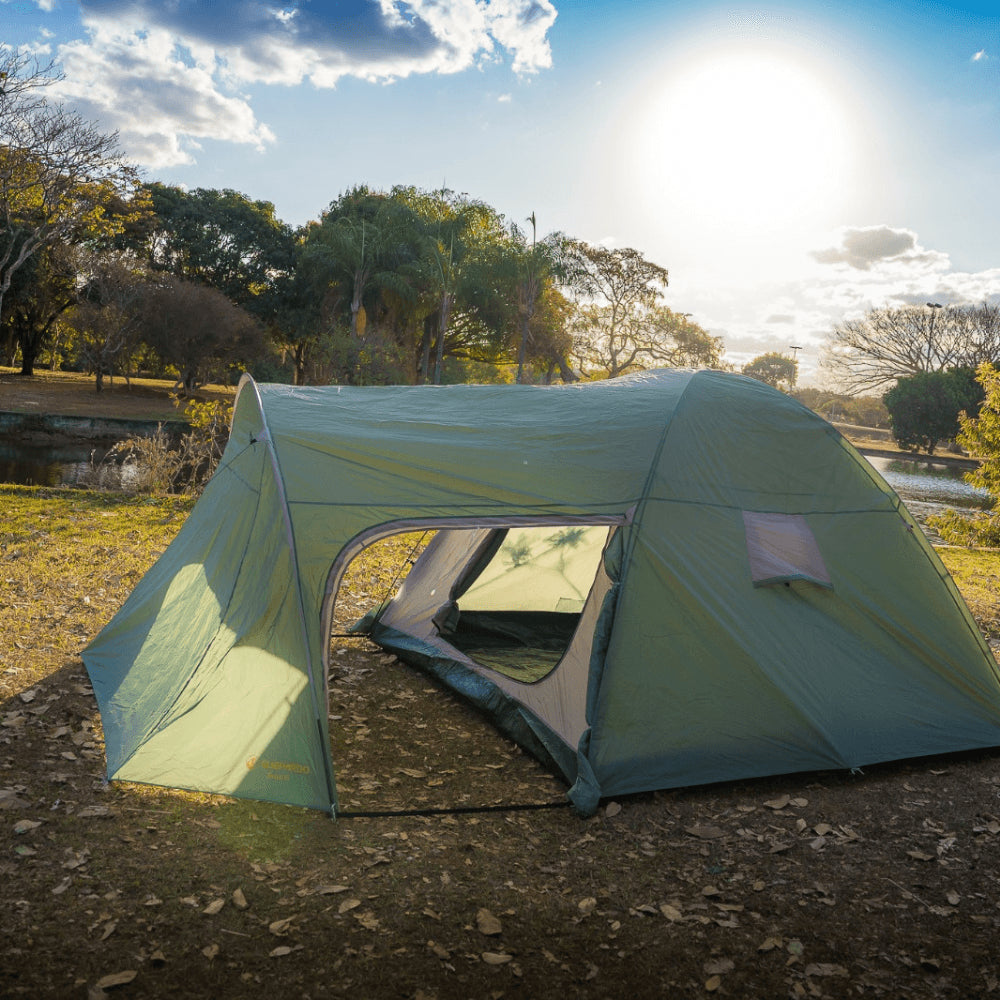Barraca de camping Zeus 6 pessoas Guepardo com avancê fechado e coluna d'água de 1500 mm