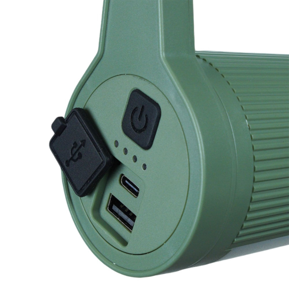 Lanterna/Lampião Tubelux Guepardo com Power Bank e Rotação 360°