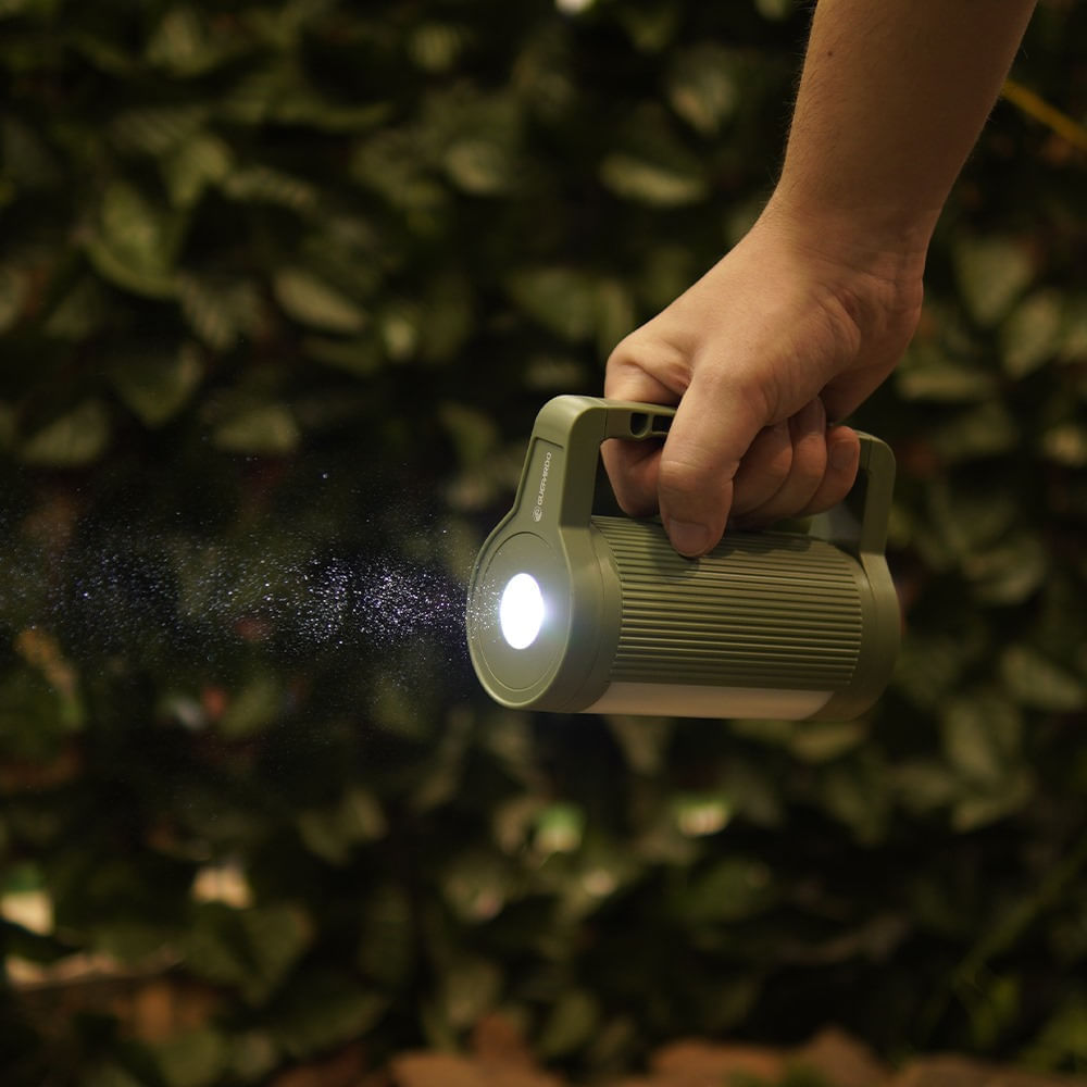 Lanterna/Lampião Tubelux Guepardo com Power Bank e Rotação 360°