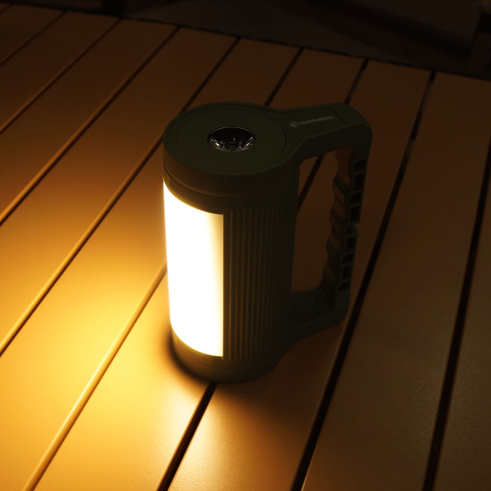 Lanterna/Lampião Tubelux Guepardo com Power Bank e Rotação 360°