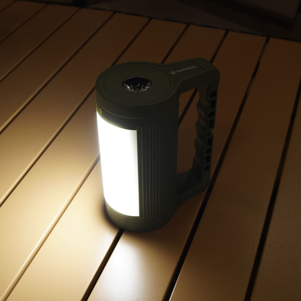 Lanterna/Lampião Tubelux Guepardo com Power Bank e Rotação 360°