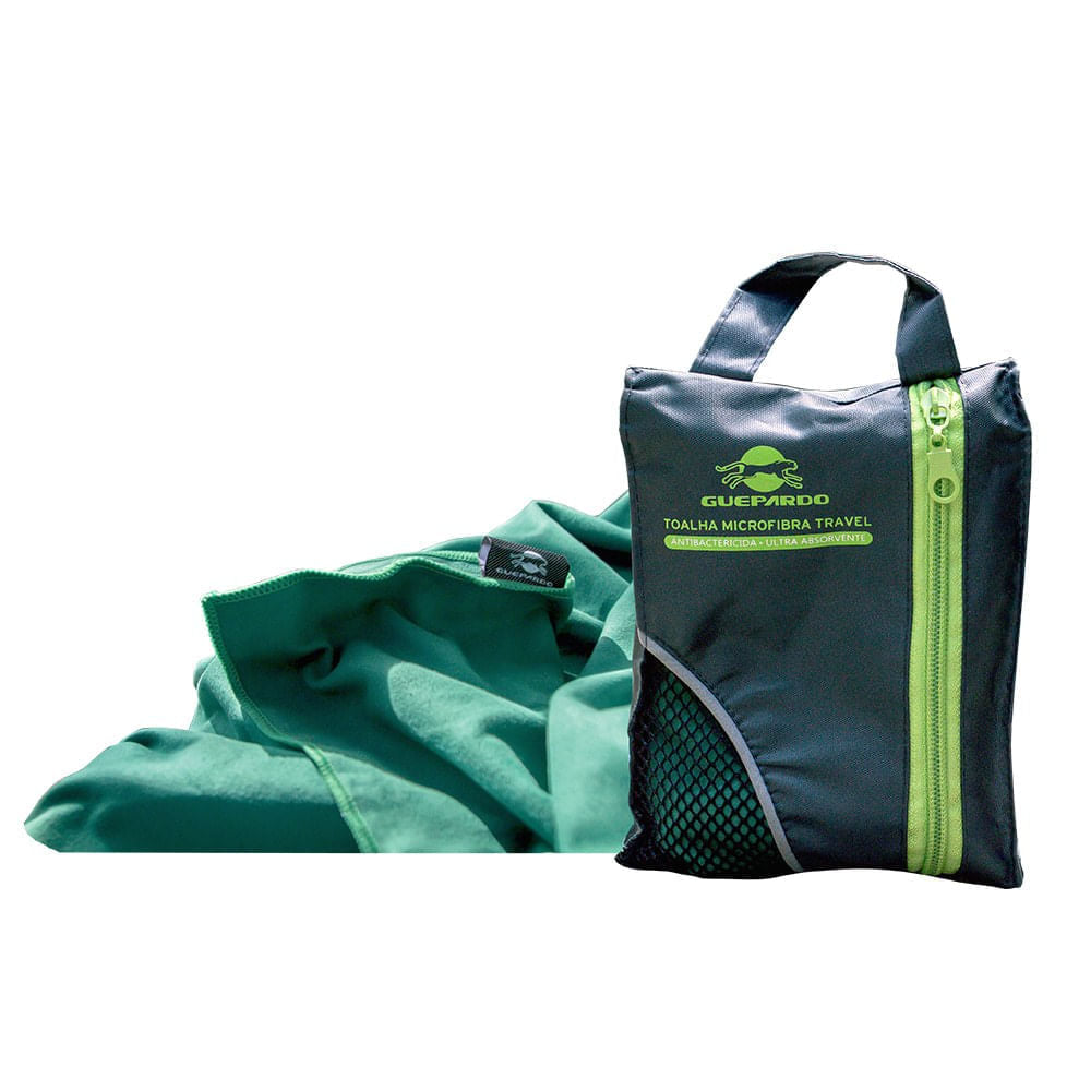 Toalha de camping Guepardo em microfibra antibactericida e absorvente Travel
