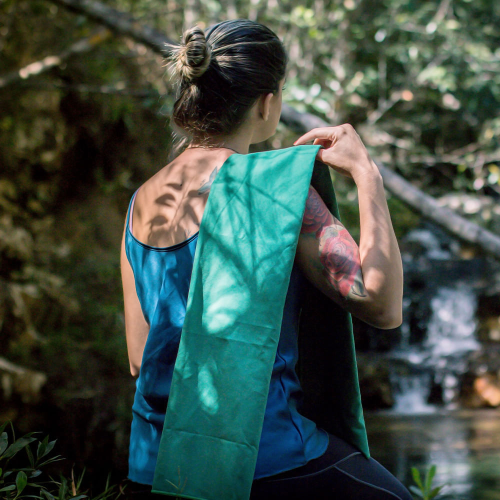 Toalha de camping Guepardo em microfibra antibactericida e absorvente Travel