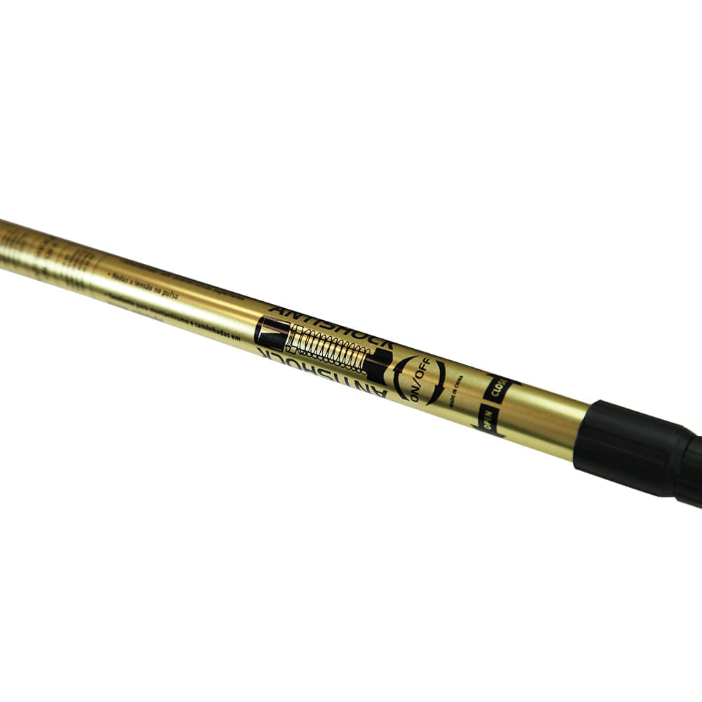 Bastão de Caminhada Ajustável Guepardo Antichoque Confortável