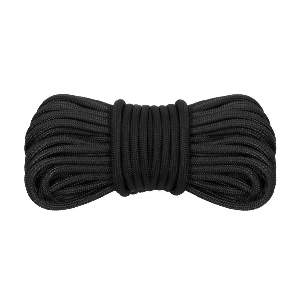 Paracord 10m preta Guepardo ideal para situações de emergência