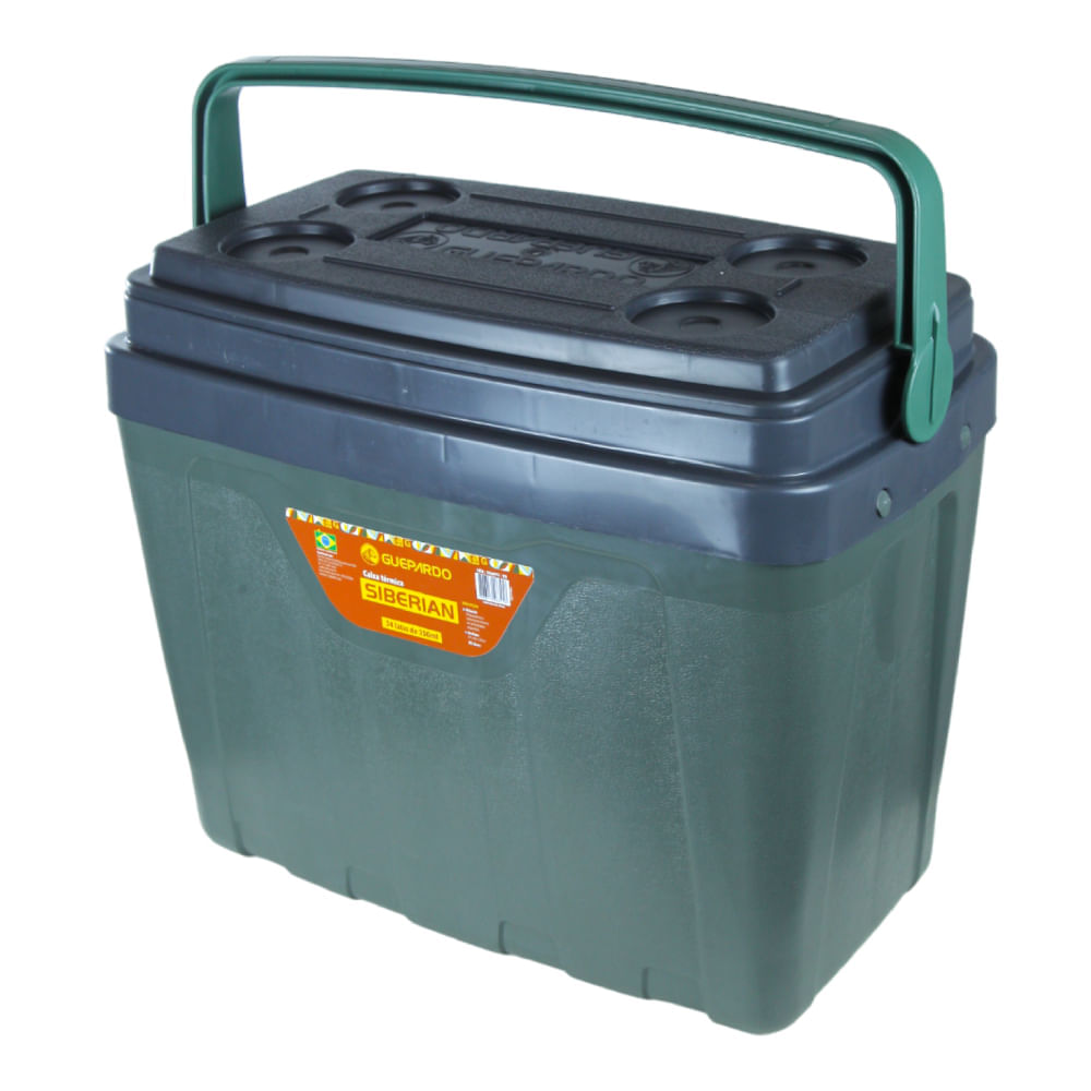 Caixa Térmica Cooler Siberian 25 Litros Guepardo Capacidade de 34
