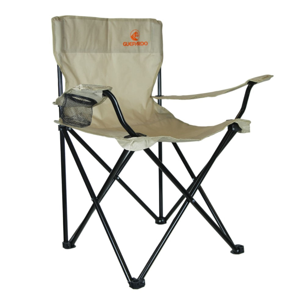 Cadeira Dobrável com Porta-Copo Relax Guepardo