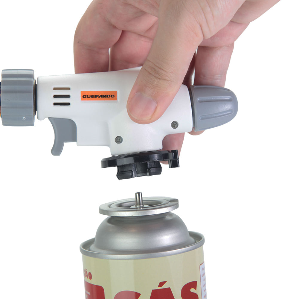 Maçarico Compacto Flame Gun 21cm Polímero e Aço Guepardo