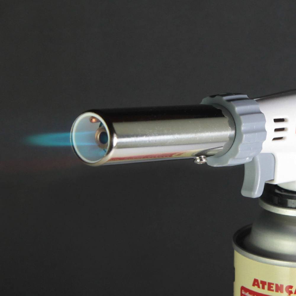 Maçarico Compacto Flame Gun 21cm Polímero e Aço Guepardo