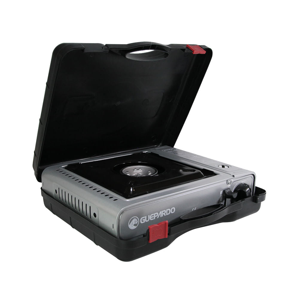 Fogareiro Horizontal New Duppio Guepardo Aço Esmaltado com Maleta