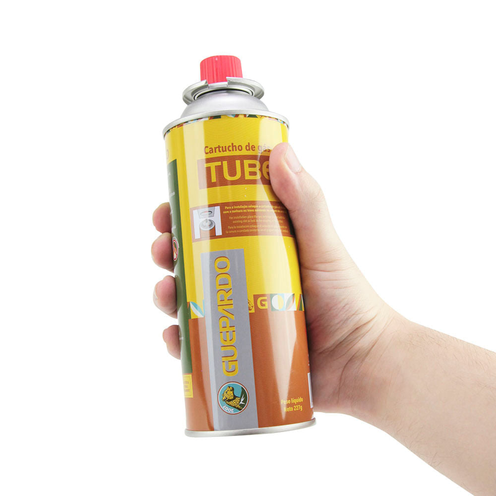 Cartucho Tube Gás Kit com 28 Unidades para Fogareiro e Maçarico Guepardo