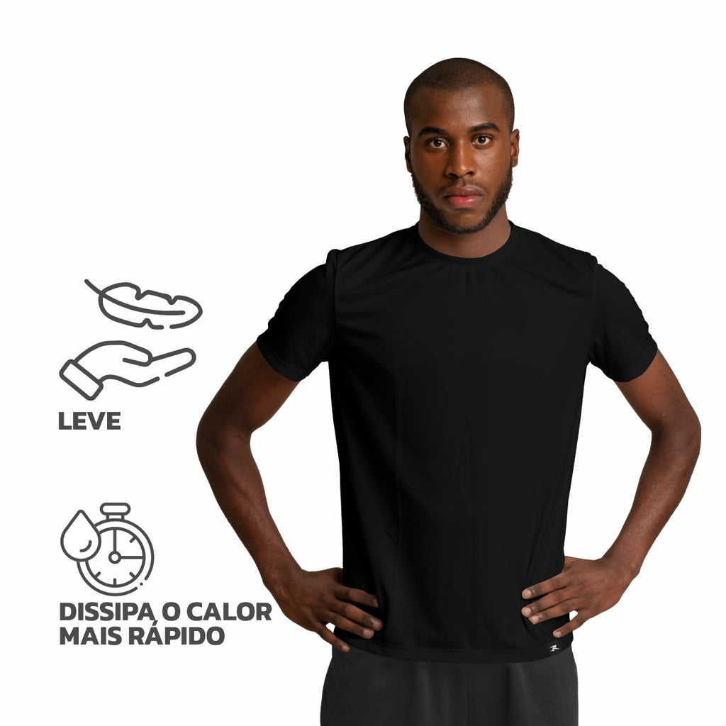 Camiseta Algodão Solid SS - Masculino - Kit com 5