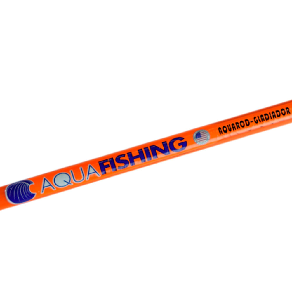 Vara de Pesca para Molinete Gladiador S5602 Fibra de Vidro 5-15 lbs Aquafishing