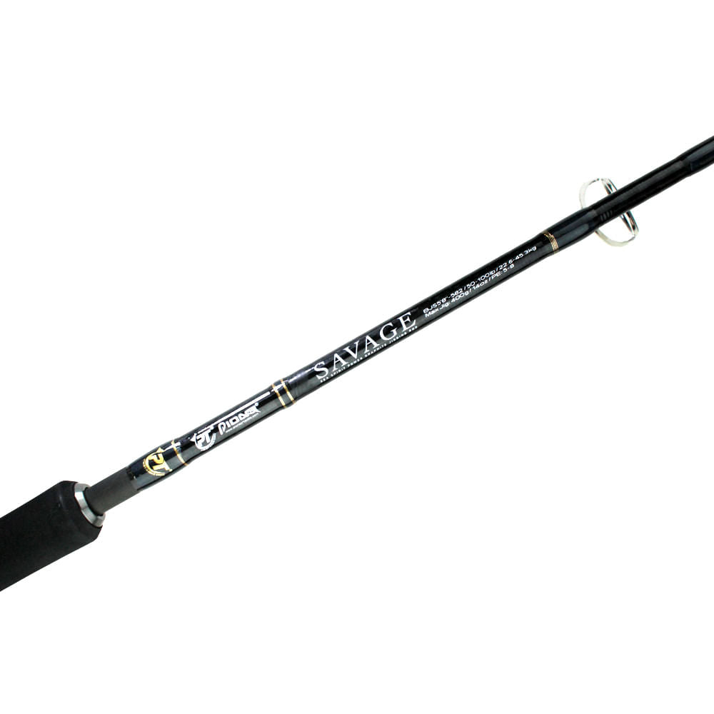 Vara de pesca para molinete Savage BJS-582 50-100 libras da Pioneer Tackle