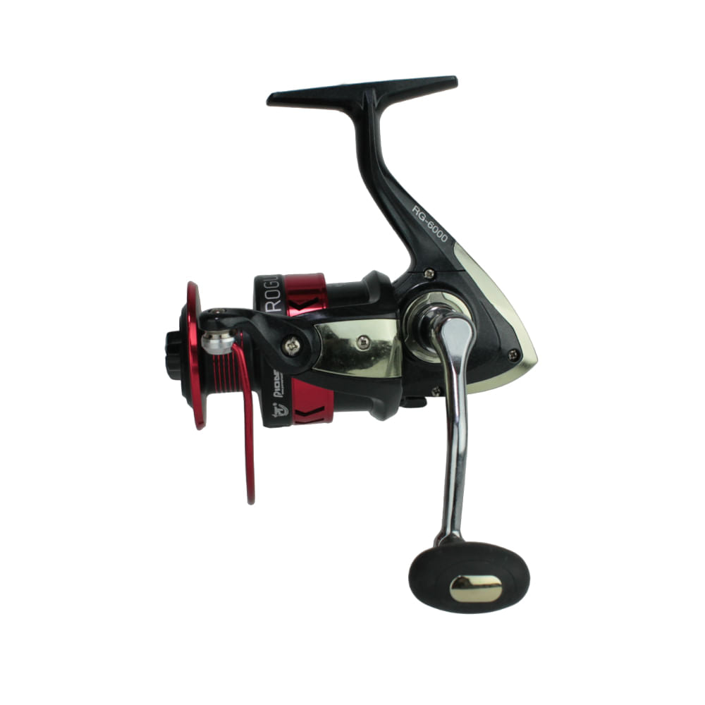 Molinete ambidestro Rogue RG-500 de 4 rolamentos Pioneer Tackle