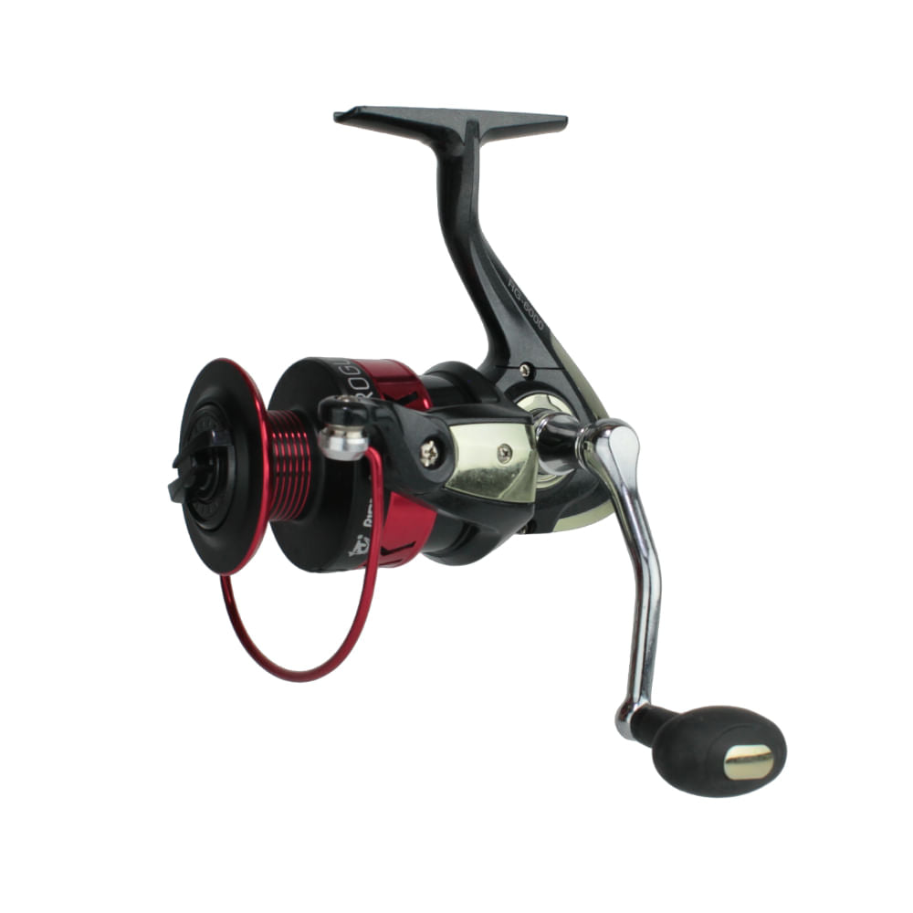 Molinete ambidestro Rogue RG-2000 de 4 rolamentos Pioneer Tackle