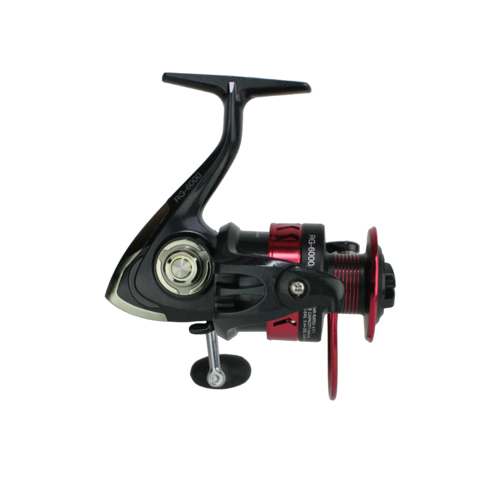 Molinete ambidestro Rogue RG-6000 de 4 rolamentos Pioneer Tackle