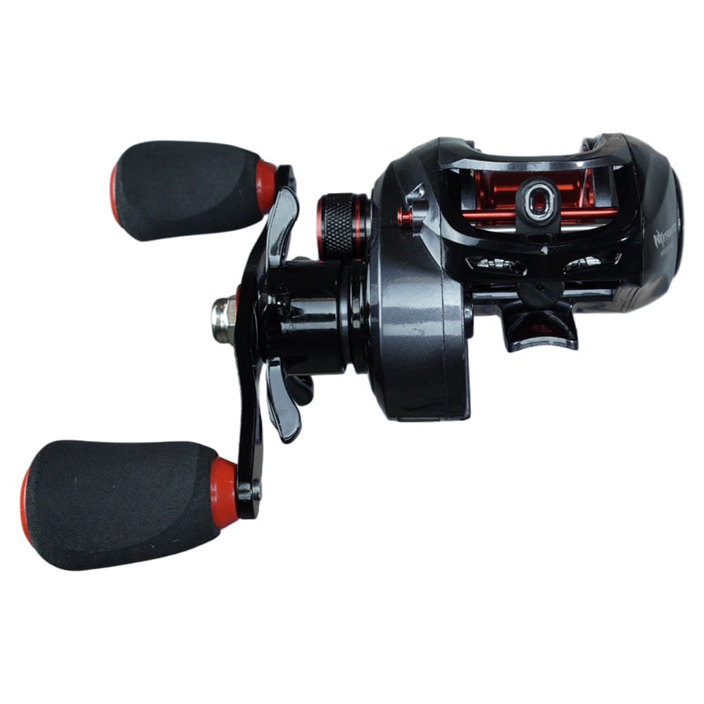 Carretilha Crossfire XH BC Reel de Direita, em Nylon e Alumínio 215g Preto Pioneer