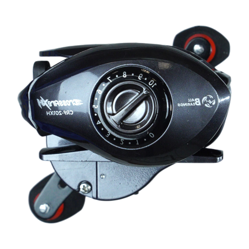Carretilha Crossfire XH BC Reel de Direita, em Nylon e Alumínio 215g Preto Pioneer