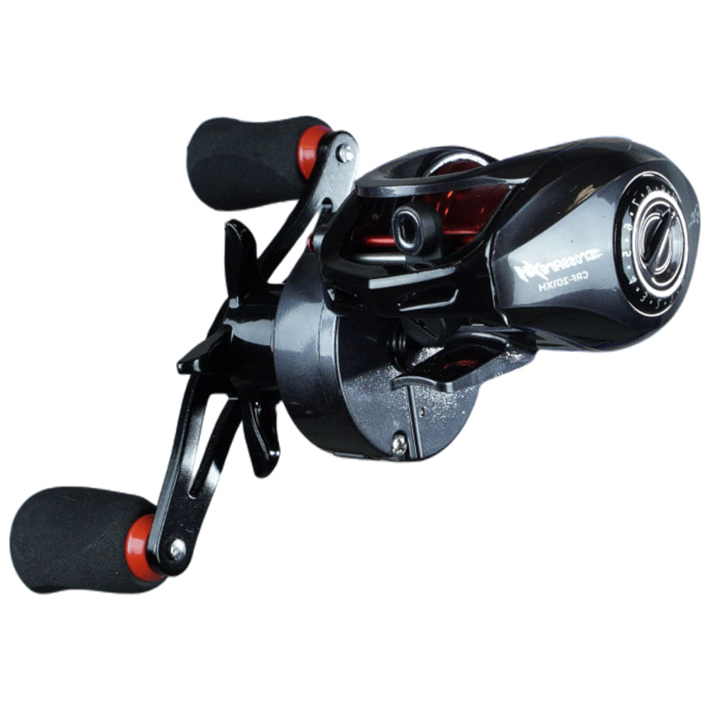 Carretilha Crossfire XH BC Reel de Direita, em Nylon e Alumínio 215g Preto Pioneer