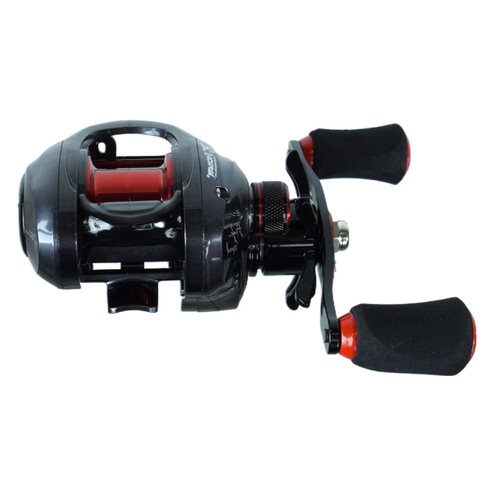 Carretilha Crossfire XH BC Reel de Direita, em Nylon e Alumínio 215g Preto Pioneer