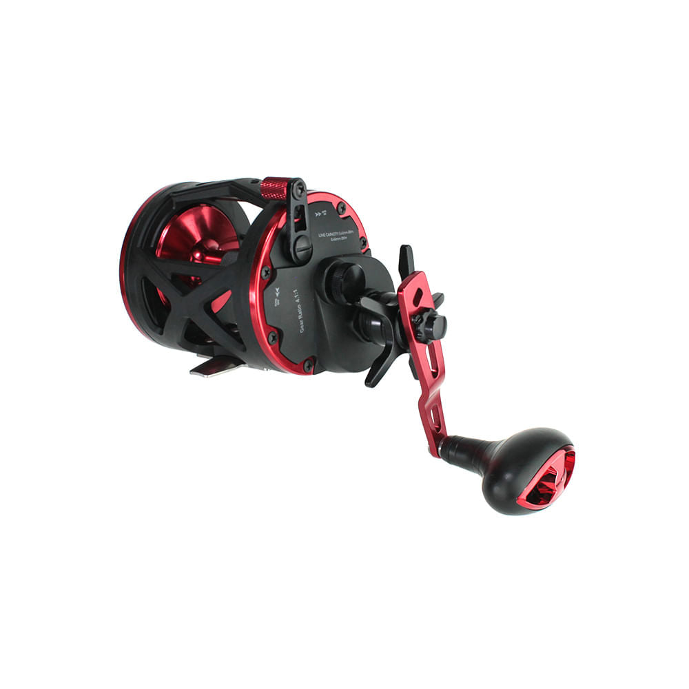 Carretilha direita 3+1 rolamentos e drag de 12kg Hervester da Pioneer Tackle