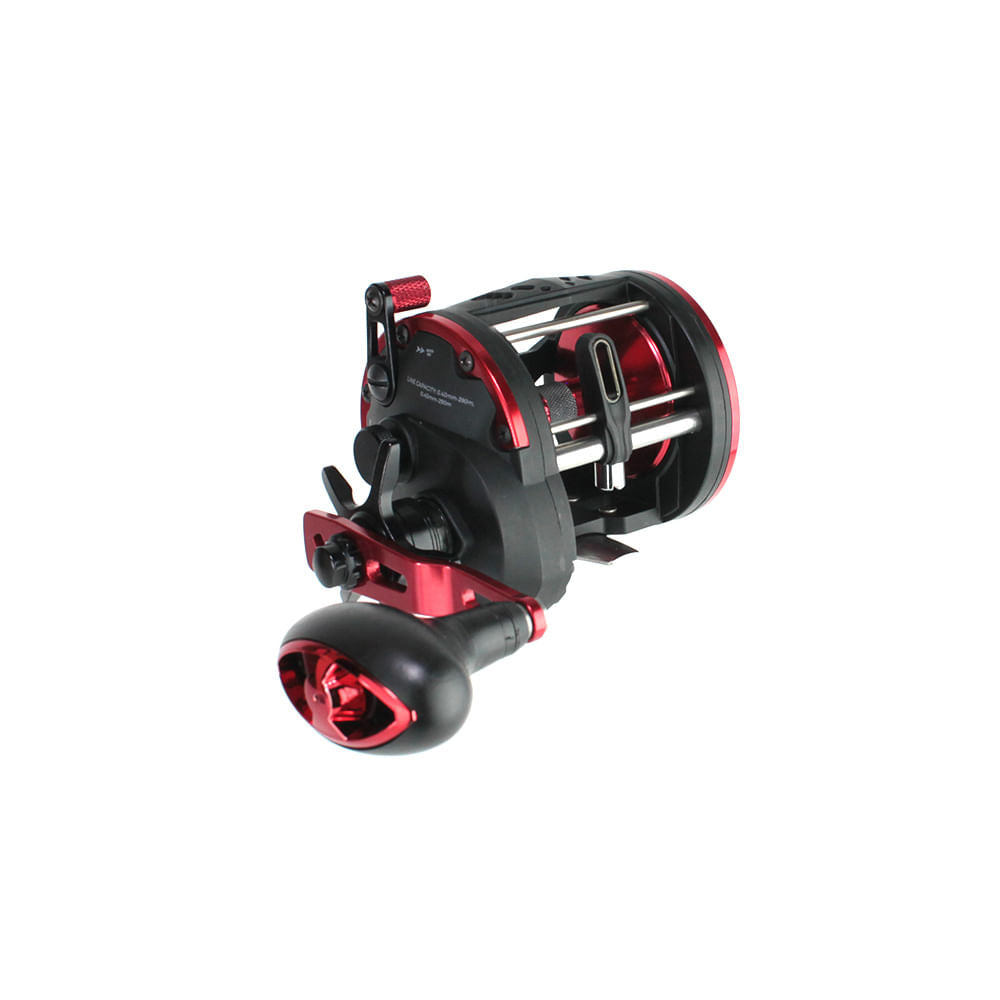 Carretilha direita 3+1 rolamentos e drag de 12kg Hervester da Pioneer Tackle