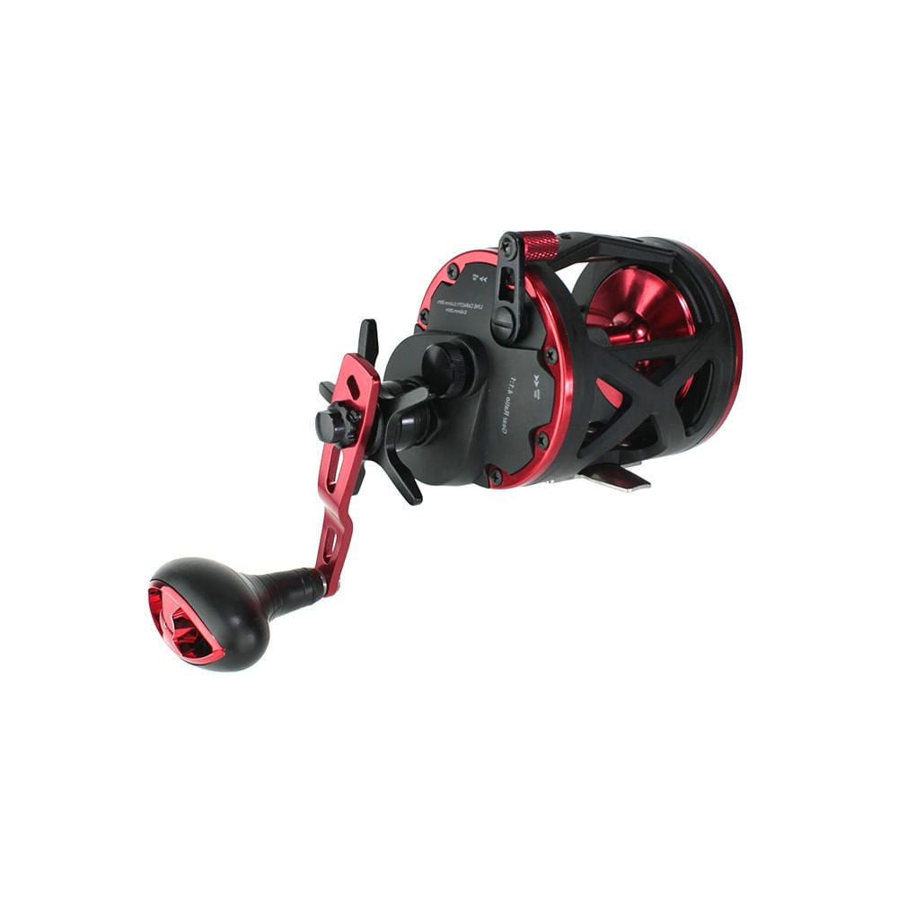 Carretilha esquerda 3+1 rolamentos e drag de 12kg Hervester da Pioneer Tackle