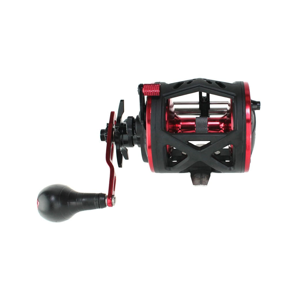 Carretilha esquerda 3+1 rolamentos e drag de 12kg Hervester da Pioneer Tackle