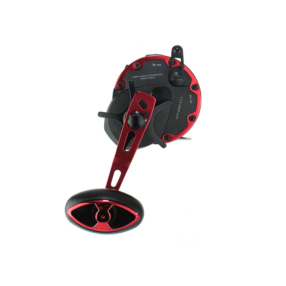 Carretilha esquerda 3+1 rolamentos e drag de 12kg Hervester da Pioneer Tackle