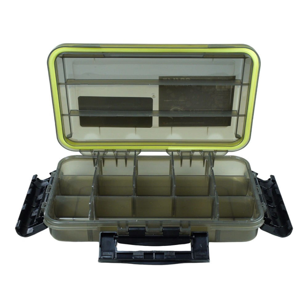 Estojo de Pesca 271705 com Trava de Segurança, Polímero de Alta Resistência 27x17x5 cm Cinza Pioneer