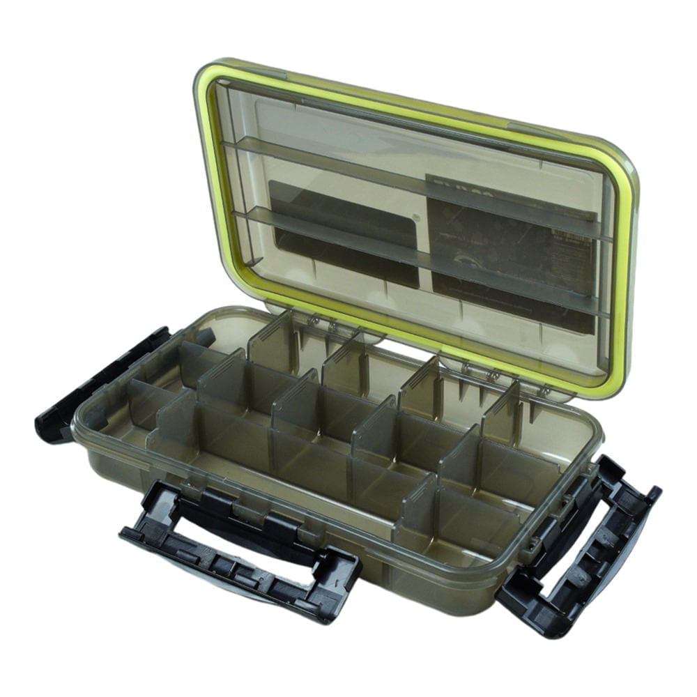 Estojo de Pesca 271705 com Trava de Segurança, Polímero de Alta Resistência 27x17x5 cm Cinza Pioneer