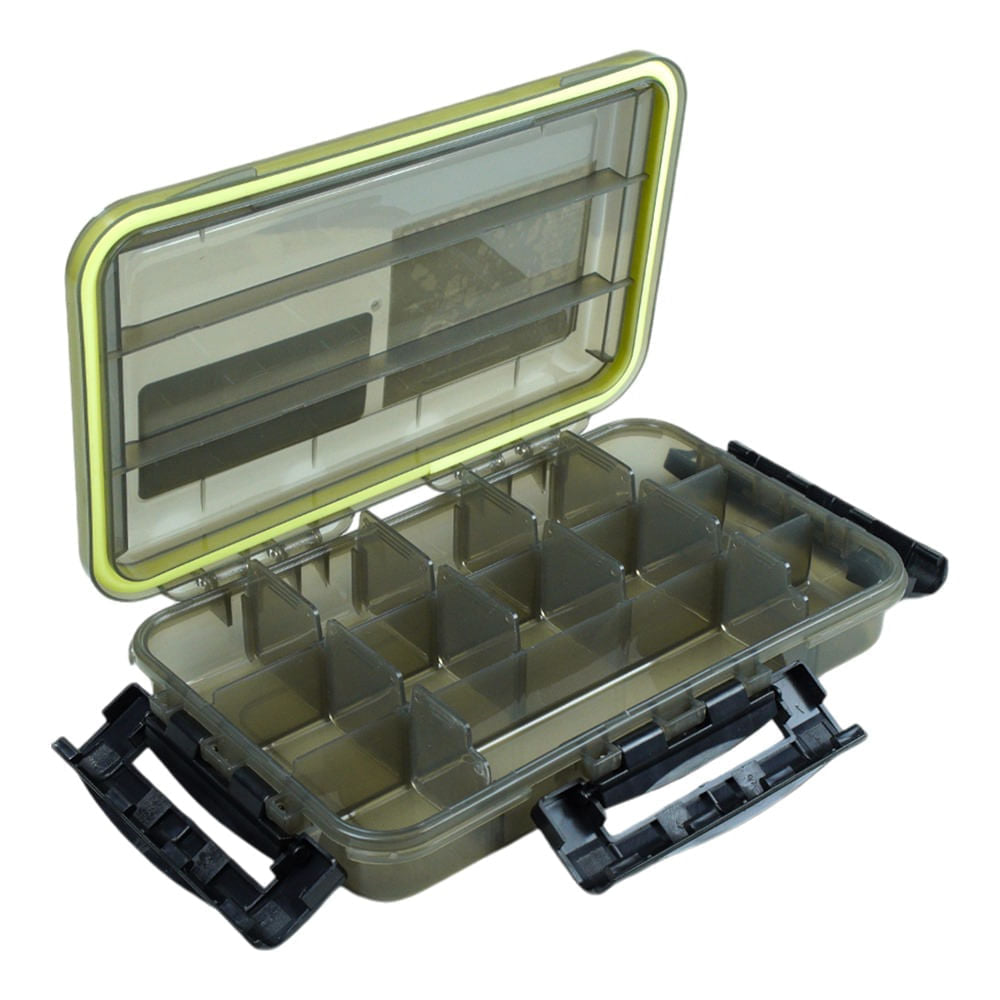 Estojo de Pesca 271705 com Trava de Segurança, Polímero de Alta Resistência 27x17x5 cm Cinza Pioneer