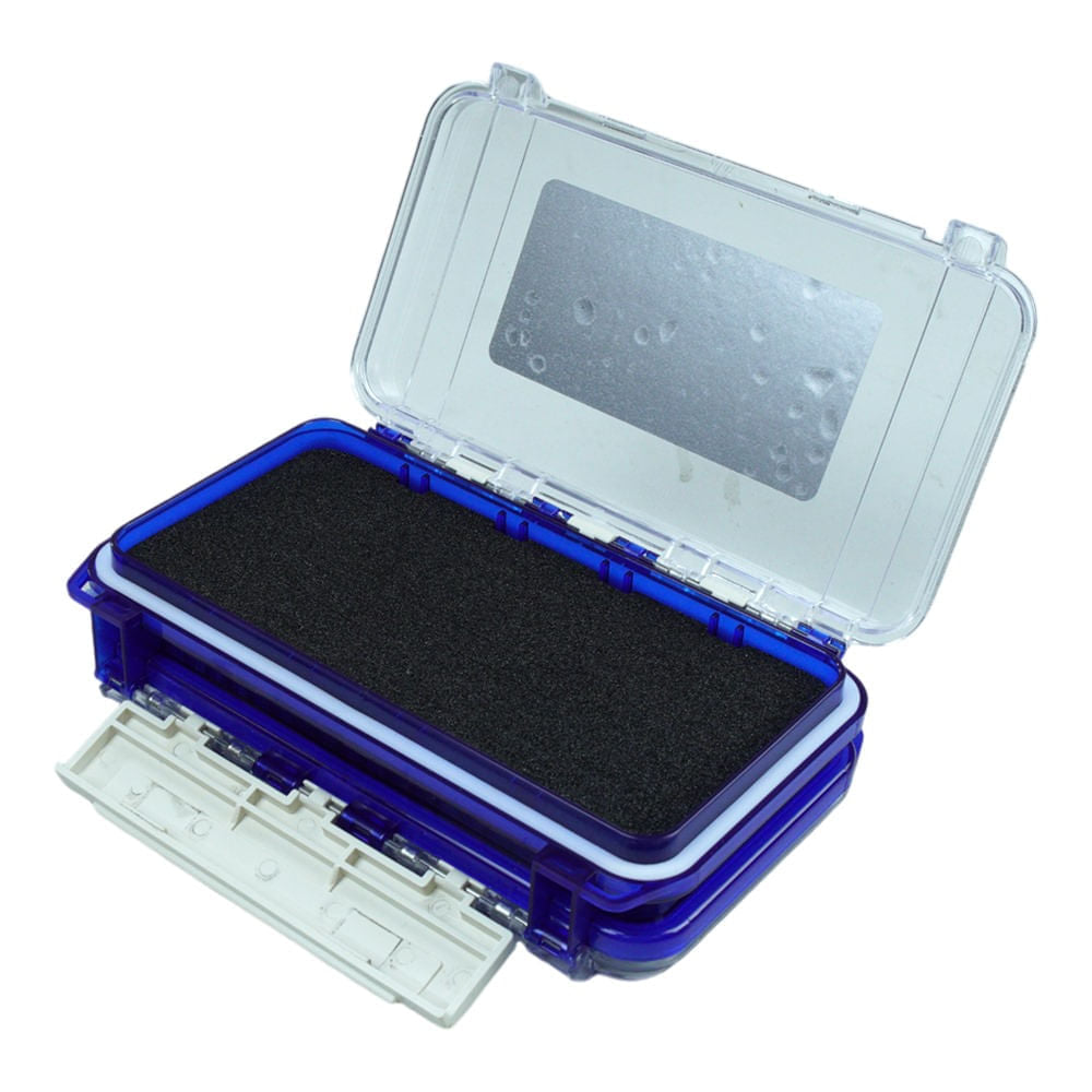 Estojo de Pesca 171004 com Divisórias Removíveis e Trava de Segurança, Polímero de Alta Resistência 17x10x4 cm Pioneer