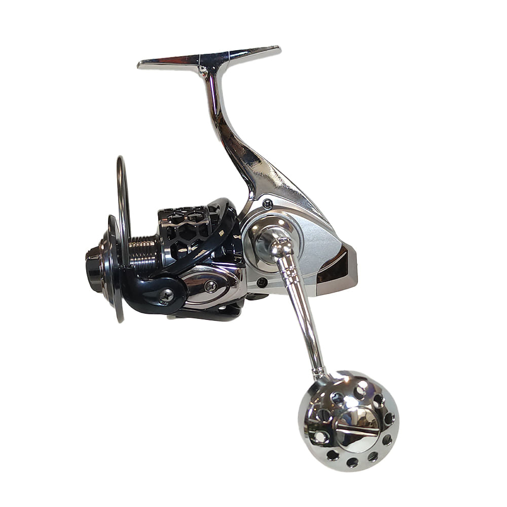 Molinete 6 Rolamentos 5+1 Reverse Neptuno 4000 Pesca Brasil