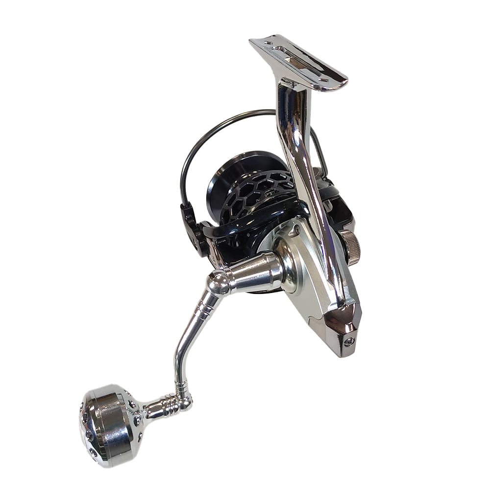 Molinete 6 Rolamentos 5+1 Reverse Neptuno 6000 Pesca Brasil