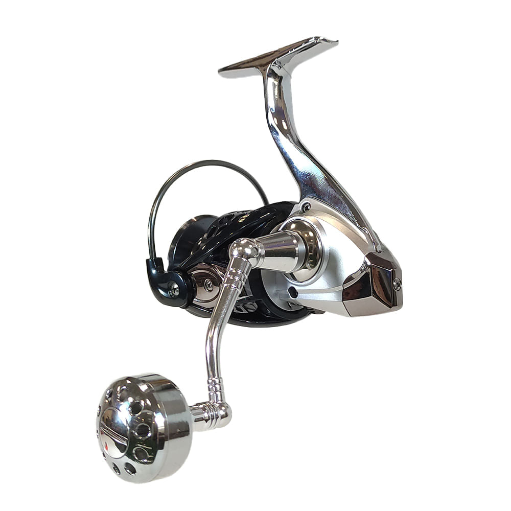 Molinete 6 Rolamentos 5+1 Reverse Neptuno 6000 Pesca Brasil