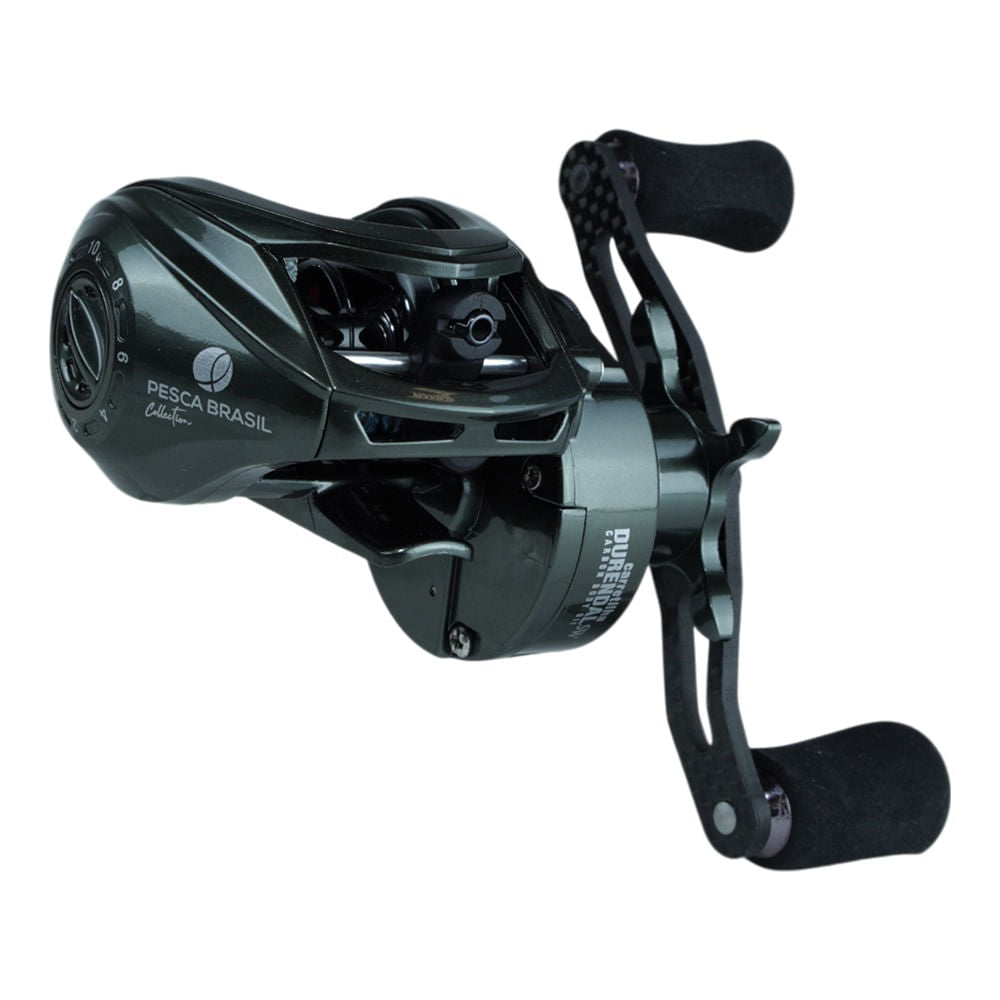 Carretilha Direita 7.2:1 Drag 5Kg Durendal Carbon Pesca Brasil
